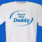 Custom Printed New Dad T-shirt