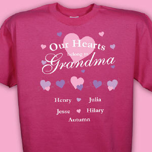 Personalized Our Hearts Belong To... T-Shirt Personalized Our Hearts Belong To... T-Shirt