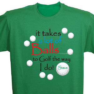 Personalized Golf T-shirt