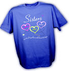 Personalized Sisters Heartstrings Violet T-Shirt 33633X