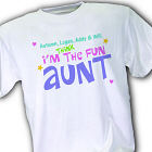 Personalized Fun Aunt T-Shirt 33844X