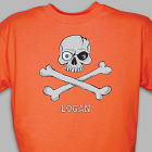 Personalized Skull and Crossbones T-Shirt