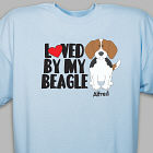 Personalized Love By My Beagle T-Shirt 34523X