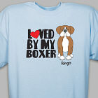 Personalized Loved By My Boxer T-Shirt