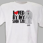 Personalized Loved By My Shih Tzu T-Shirt 34533X