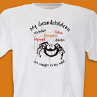 Caught In My Web Personalized Halloween T-Shirt