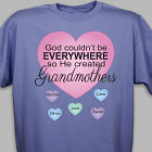 Personalized God Couldn't Be Everywhere T-Shirt