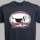 Personalized Proud Owner of a Basset Hound T-Shirt