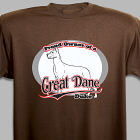 Personalized Proud Owner of a Great Dane T-Shirt