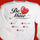 Be Mine Hearts Sweatshirt