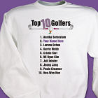 Top Ten Women Golfers Sweatshirt