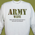 Me and the Army Personalized Military Sweatshirt