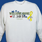 Welcome Home Personalized Military Sweatshirt