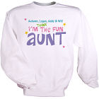 Personalized Fun Aunt Sweatshirt 53844X