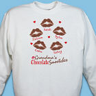 Personalized Chocolate Smooches Sweatshirt 5532X