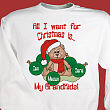All I Want Christmas Sweatshirt 5543X