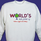 Personalized World's Best Father Sweatshirt 55892X