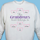 Personalized Heart Belongs To Sweatshirt