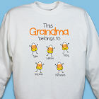 Personalized Halloween Candy Corn Sweatshirt