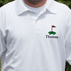 Embroidered Golf Polo Shirt  