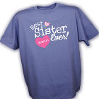 Personalized Best Sister Ever T-Shirt