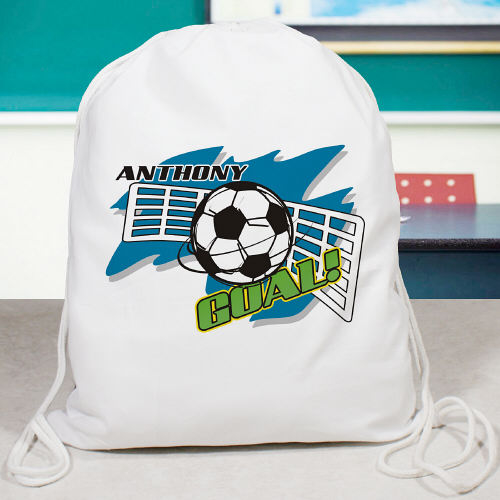 Personalized Soccer Goal Sports Bags
