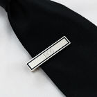 Black Border Tie Clip