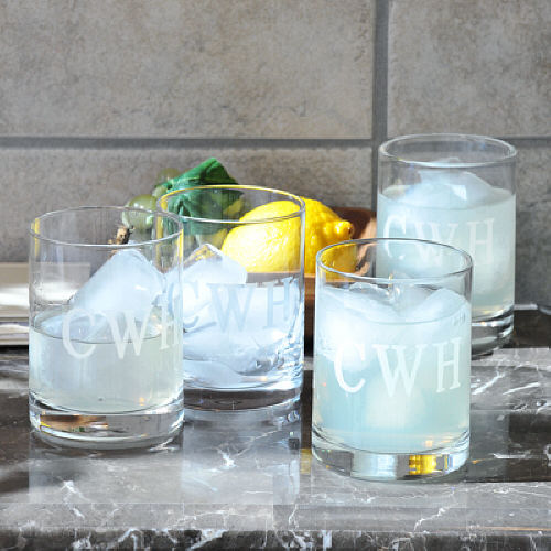 Etched Drinking Glass Father's Day Beer Glasses