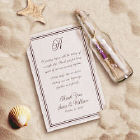 Personalized Message In A Bottle Wedding Favor
