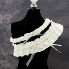 Embroidered Ivory Wedding Garder