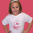 Flower Girl Personalized Youth T-shirt 33353x