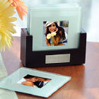 Glass Picture Coaster and Personalized Holder D3908