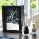 Engraved Unity Sand Ceremony Shadow Box Set