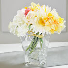 Engraved Glass Vase
