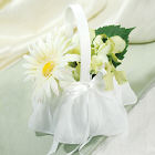 Elegant Chiffon Flower Girl Basket D8001W