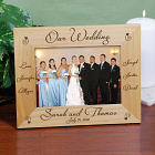 Engraved Our Wedding Picture Frame 95873X
