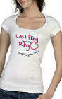 Personalized Last Fling Ladies Baby Tee B33270x