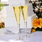 Engraved Royal Champagne Flutes D1797