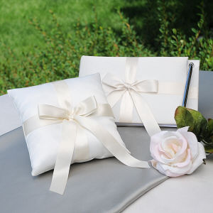 Guest Book Pen Ring Pillow Collection