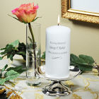Personalized Memorial Unity Candle Set DPC1207SW