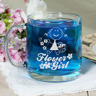 Personalized Flower Girl Glass Mug