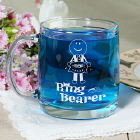 Personalized Ring Bearer Glass Mug