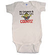 931459X - Cuteness Counts Personalized Halloween Infant Onesie