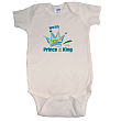 Prince of the King Personalized Infant Creeper