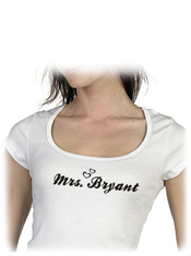 Personalized Wedding Apparel and Bridal Party Shirts