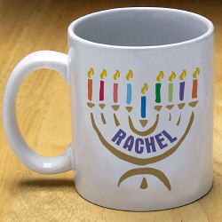 Menorah Personalized Coffee Mug