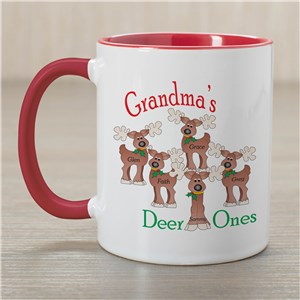 Deer Ones Personalized Coffee Mug | Personalized Christmas Mugs