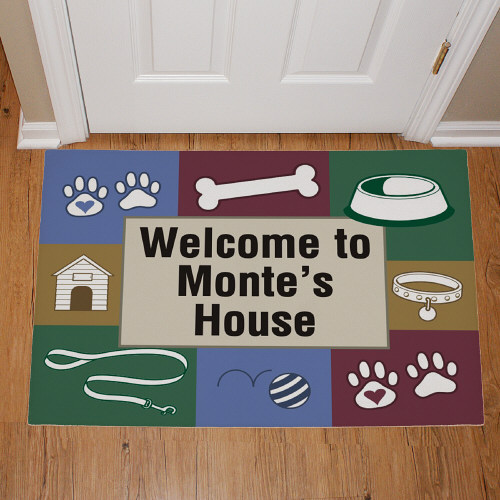 Custom Doggy House Doormat GiftsForYouNow