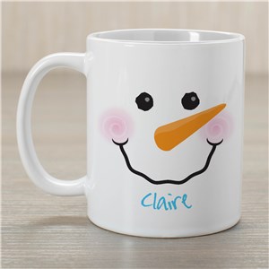 Personalized Snowman Coffee Mug