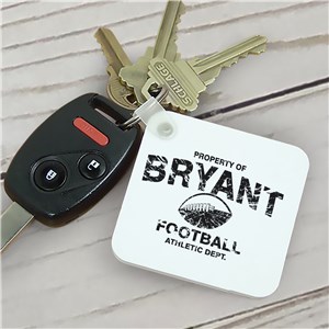 Personalized Property Of Sports Key Chain